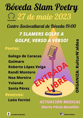 2º Xornada Slam Poetry  Bóveda KuturN´aldea 